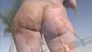 Long ass Ava Rose handles LT inside her butthole.