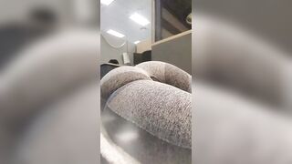 Slo Mo Fun Booty Boucing at Work !!