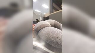 Slo Mo Fun Booty Boucing at Work !!