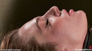 Blonde sub schooled to anal screwed