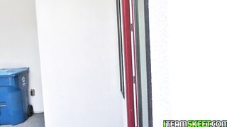 Stepdad giving step daughter some erotic punishment for ditching class