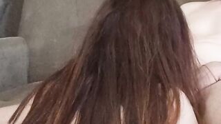 Filthy slutty stepmom suck penis