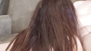 Filthy slutty stepmom suck penis