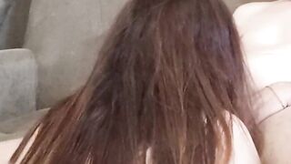 Filthy slutty stepmom suck penis