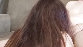 Filthy slutty stepmom suck penis
