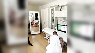 2 hotties invited a sex sub and decided to play with him