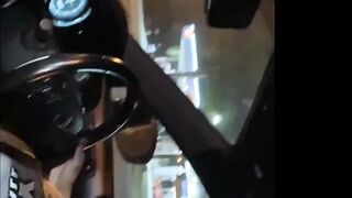 Getting blown dry while driving into Los Angeles