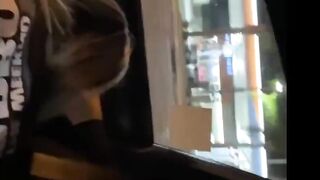 Getting blown dry while driving into Los Angeles