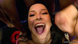 Francys belle loves double penetration bukkakes and pile driving