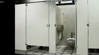 3 Girl caught into a Outdoor Bathroom
