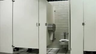 3 Girl caught into a Outdoor Bathroom