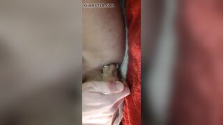 Fun with Hankey dildo, tiny #nr.two