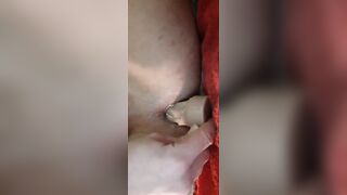 Fun with Hankey dildo, tiny #nr.two