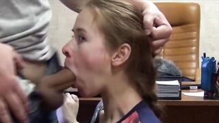 OFFIC EBREAK FELLATIO Mouth fucked