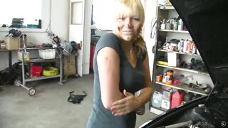 sexy German Teenagers NAILED ROUGH at Auto Services