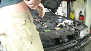sexy German Teenagers NAILED ROUGH at Auto Services