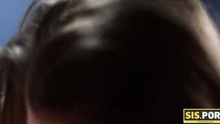 SIS. PORN. Colleen is very shy so stepbrother wants to make cunt with mouth feel