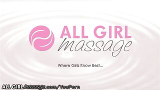 AllGirlMassage Blair Williams Poolside Dyke Scissoring