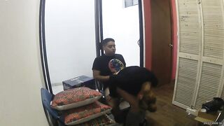 fucking behind the store