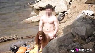 Picking up nude dudes: Nude lakeside fun with Jade!