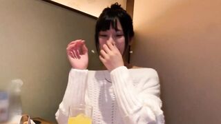 Tiny titties super sexy women flirting Gonzo SEX. Blowjob with an
