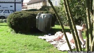 Taboo penis sucking off and doggy-plowed with son-inside-law