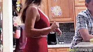 Stepmom Gang Bang