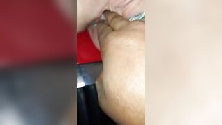 Young ebony bro give finger therapy to his white professor