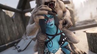 Lustful Luna's Werewolf Compilation one With Aquarea, Saffy, And Reesa