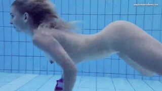Absolute underwater blonde Bae Elena Proklova