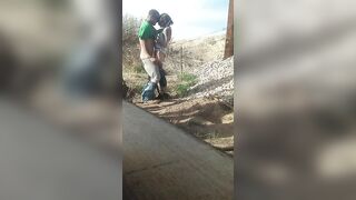 Banged! Me Under This Bridge- Real Amateur Lovers Hiking Fantas