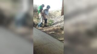 Banged! Me Under This Bridge- Real Amateur Lovers Hiking Fantas