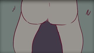 Gigantic sultry slithering girlfriend finds desperate vulgar bimbo alone inside