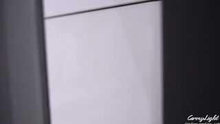 Step Cougar Caught Step Son Jerking off and help him Cum Quick