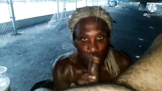 Bj monster throat took irresistible care of my cum