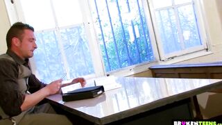 BrokenTeens - Short Haired BabeJasmine Arabia Give Her Professor A