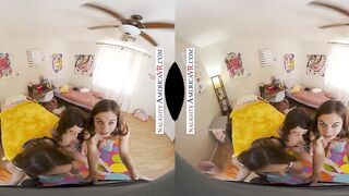Sexsual America - College co-eds banged a young stud!