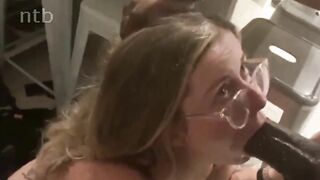 Blonde Ex-Wife gets Gets Intimate With Her Endowed African Gf
