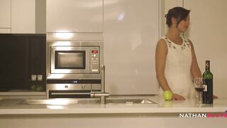 Turned On Russian Mom Alysa Gap DAPed By two Studs - 4K Teaser