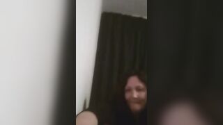 Milf showing her pink snatch