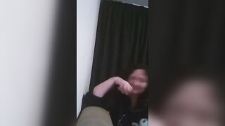 Milf showing her pink snatch