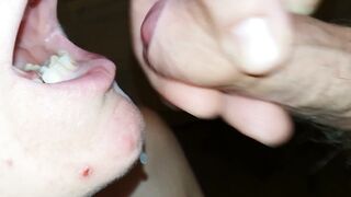 The first time Cum Kiss
