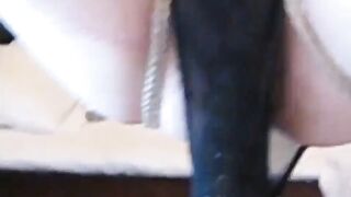 sub mom hunging with ebony panty