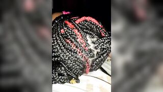 LITTLE EBONY SCREAMS big black dick