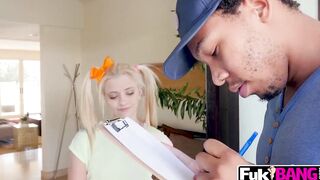 Riley Star Alone With Monster Penis at her Parents House