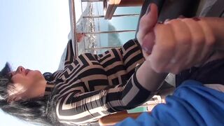 I pulled out his hugest dick inside Restaurant. Alexandra Wett