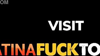 Lusty Hispanic neighbour blows my Dick as welcome gift