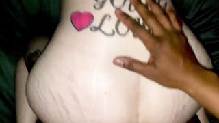 Interracial bareback