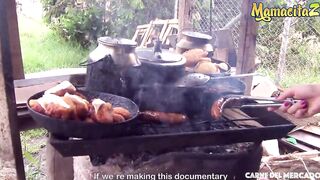CARNE DEL MERCADO - Wild Pick Up Plowed For Huge Booty Hispanic