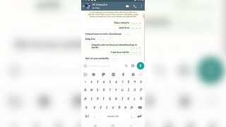 My comadre writes me on WhatsApp and shows me her